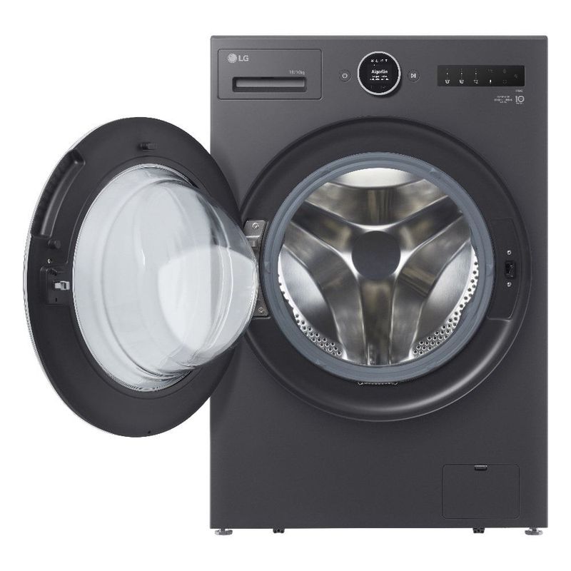 lava e seca 18kg lg smart com aidd 2.0 127v inox wd18gnts6b