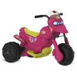 moto elétrica infantil bandeirante xt3 6v rosa 2705
