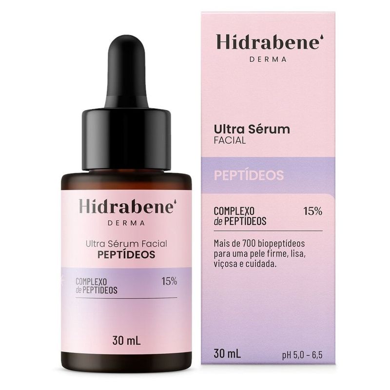 sérum facial peptídeos hidrabene 30ml