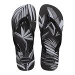 sandália havaianas aloha preto e cinza 39-40