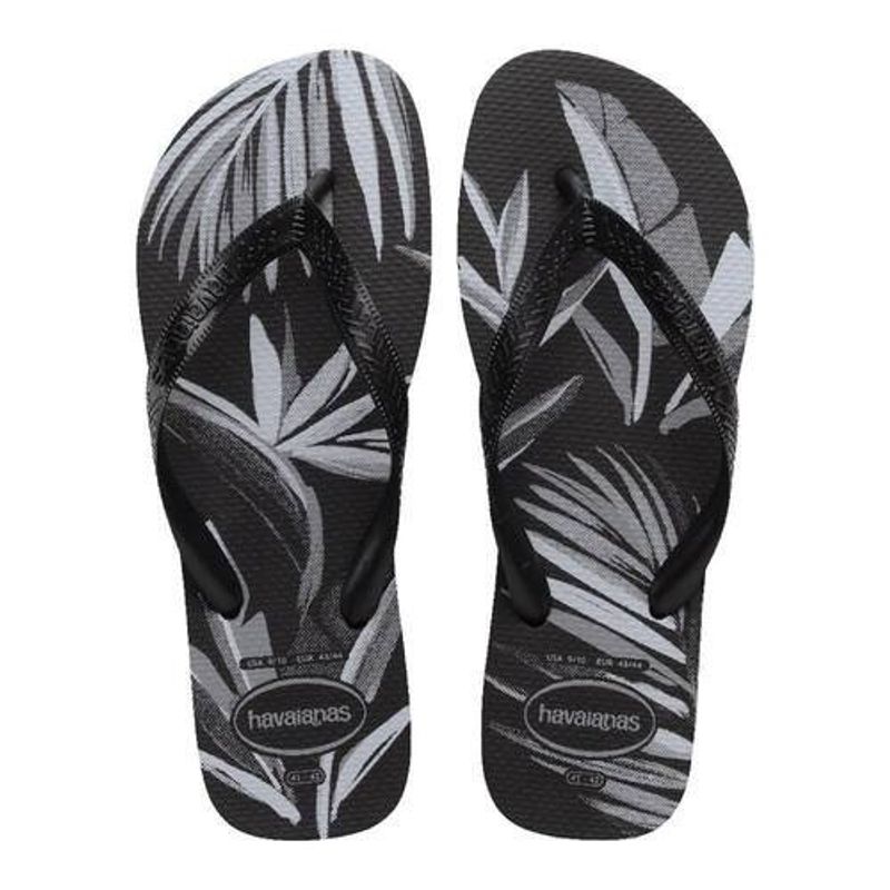sandália havaianas aloha preto e cinza 39-40