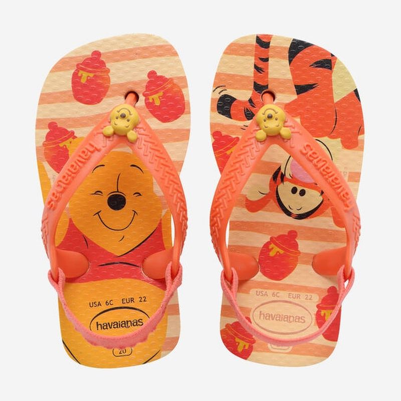 sandália havaianas baby disney cl buttercream 20