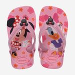 sandália havaianas baby disney cl rosa glow 17-18