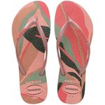 sandália havaianas slim palette glow blossom 33-34 exc