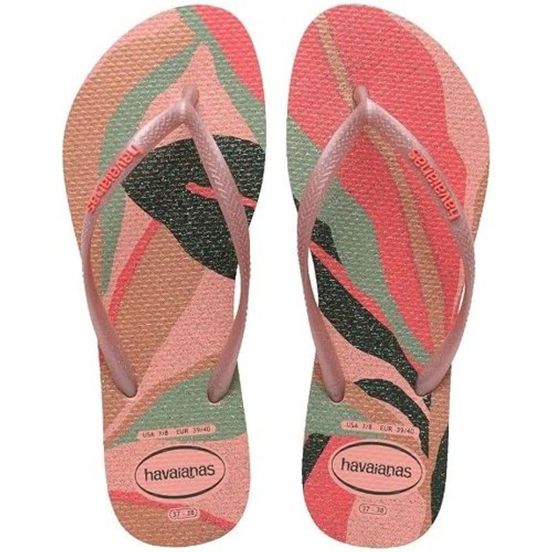sandália havaianas slim palette glow blossom 35-36 exc
