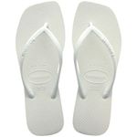 sandália havaianas slim square branco 39-40
