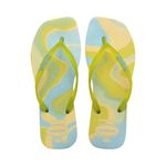 sandália havaianas slim square jelly buttercrea 39-40 vr