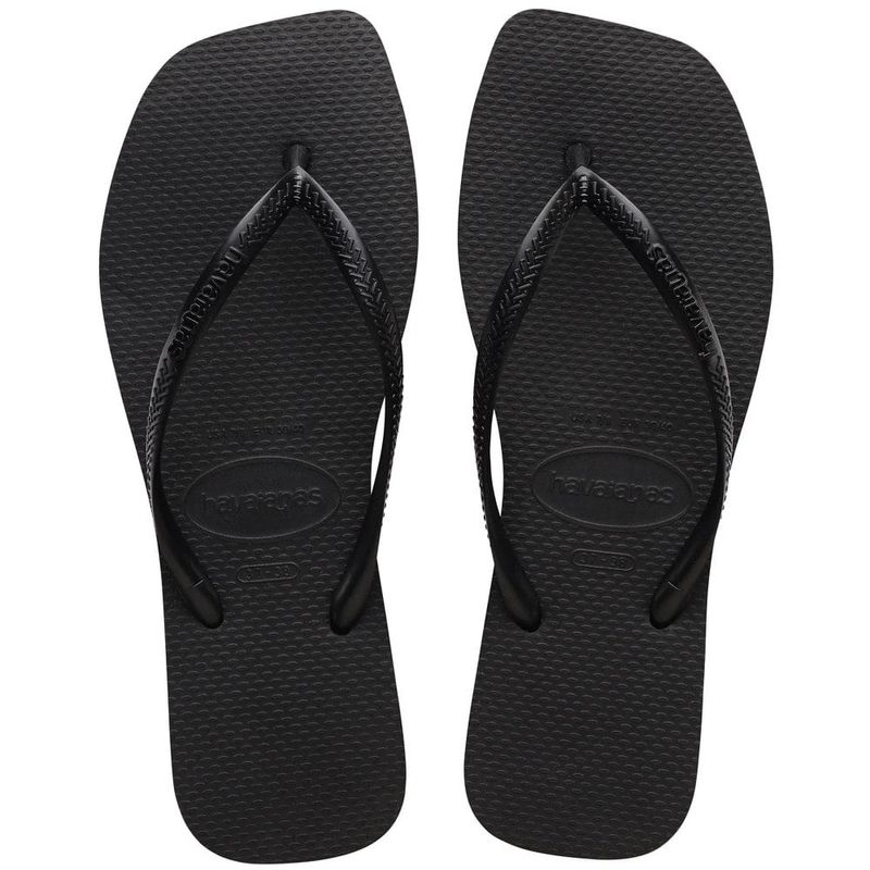 sandália havaianas slim square preto 41-42