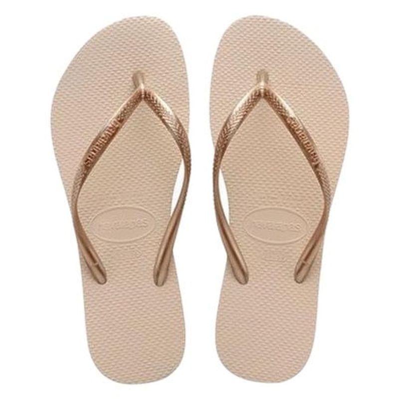 sandália havaianas slim visuals bege palha 39-40 exc