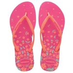 sandália havaianas slim visuals rosa flux 37-38 exc
