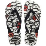sandália havaianas star wars branco e preto 39-40