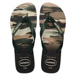 sandália havaianas top camu verde olive 41-42 exc