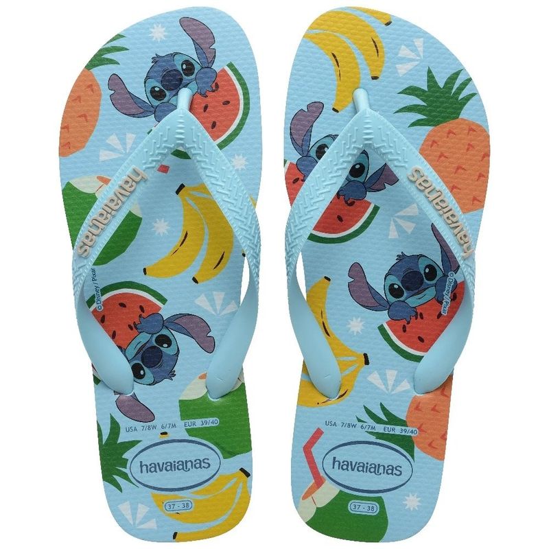 sandália havaianas top d classics azul maceió 35-36