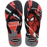 sandália havaianas top marvel logo mania preto 35-36