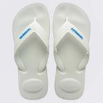 sandália havaianas top max comfort branco e azul 39-40