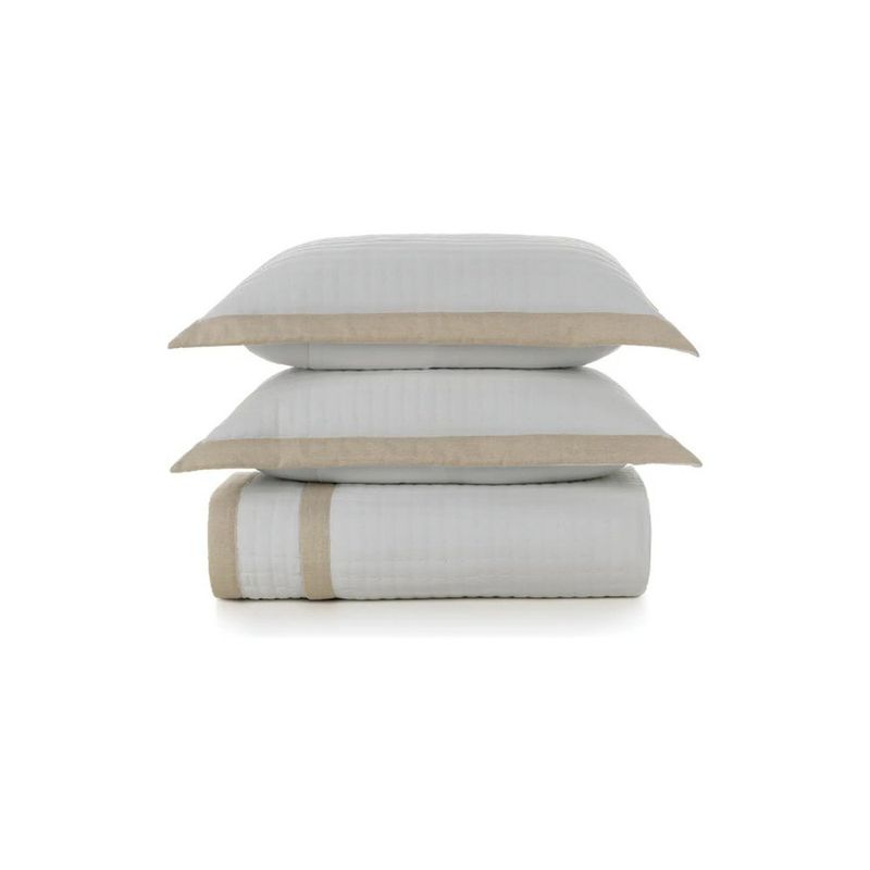 jogo de cama king 3 peças karsten amaro branco 290x260cm (mp)