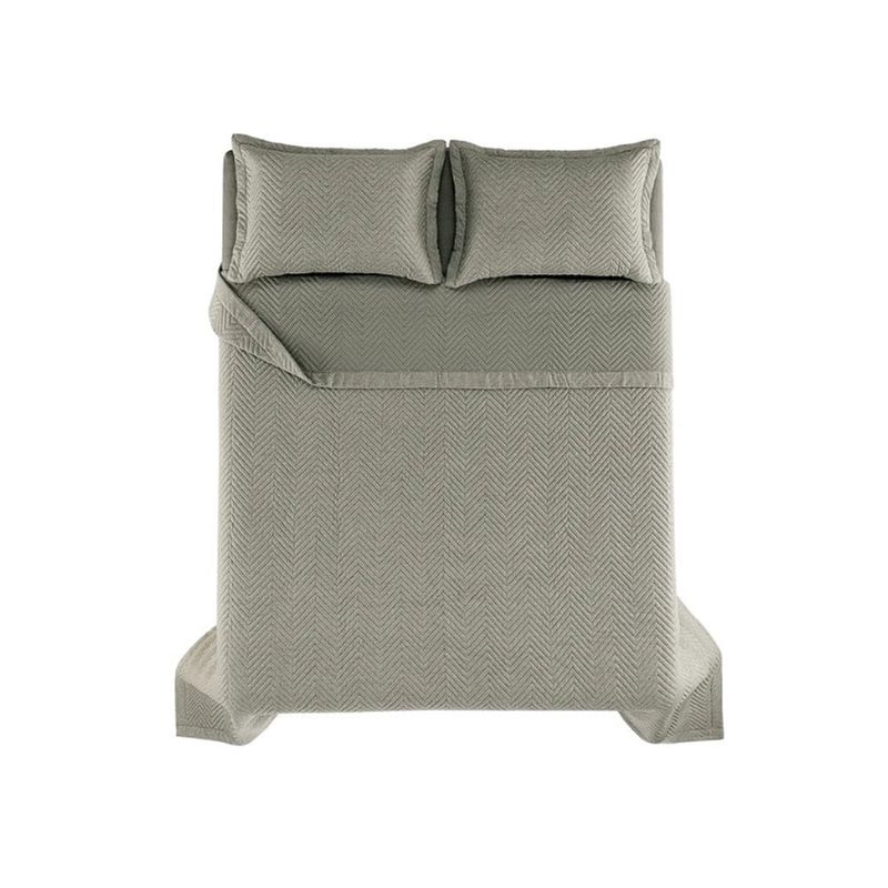 jogo de cama king 3 peças karsten arturo concreto cinza 290x260cm (mp)