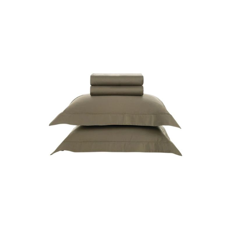 jogo de cama king 4 peças karsten dallas oliva 290x260cm (mp)