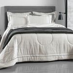 jogo de cama king 4 peças karsten vileto off white 290x240cm (mp)
