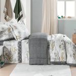 jogo de cama casal 4 peças karsten dinossauros 220x240cm (mp)