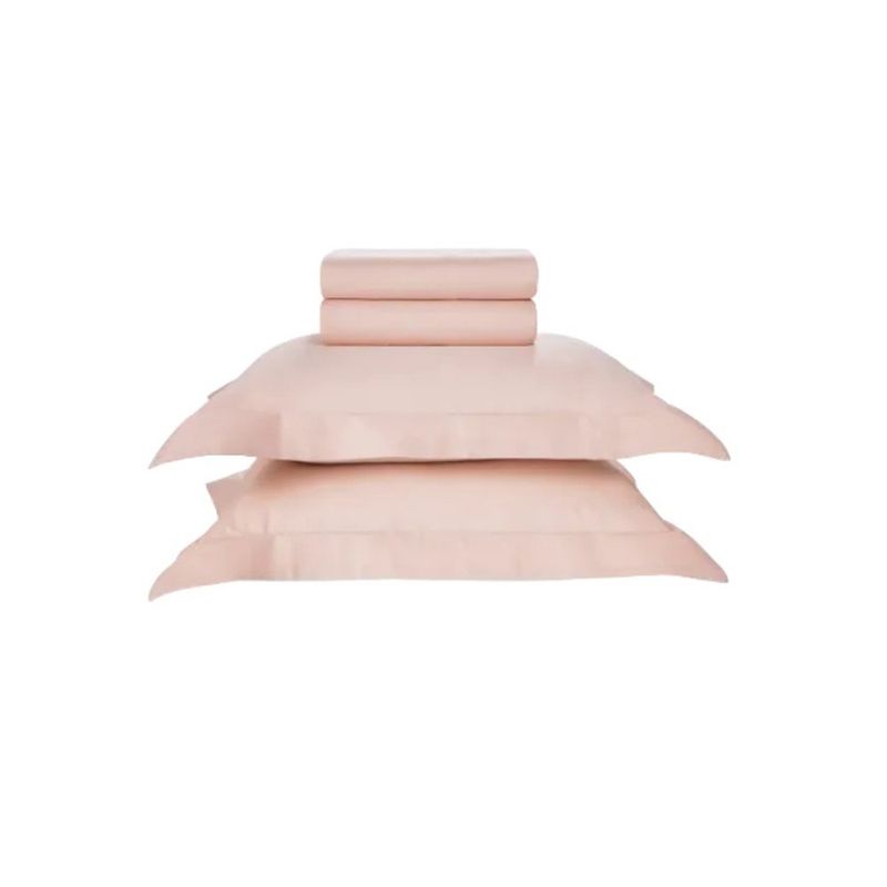 jogo de cama king 3 peças karsten domos rosa 290x255cm (mp)