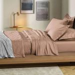 jogo de cama king 3 peças karsten domos rosa 290x255cm (mp)