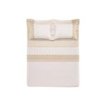 jogo de cama casal 4 peças karsten bourbon 220x250cm (mp)