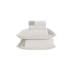 jogo de cama queen 4 peças karsten georgia branco 240x250cm (mp)