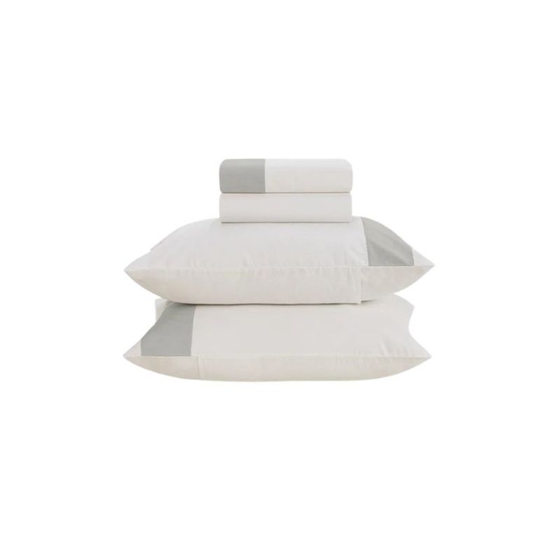 jogo de cama queen 4 peças karsten georgia branco 240x250cm (mp)