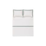 jogo de cama queen 4 peças karsten olivia branco 240x260cm (mp)