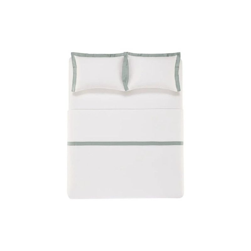 jogo de cama queen 4 peças karsten olivia branco 240x260cm (mp)
