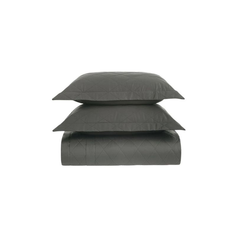 jogo de cama king 3 peças karsten bossa cinza 290x260cm (mp)