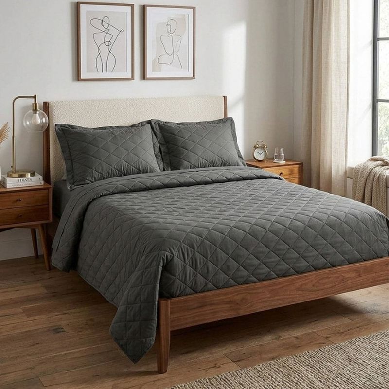 jogo de cama king 3 peças karsten bossa cinza 290x260cm (mp)