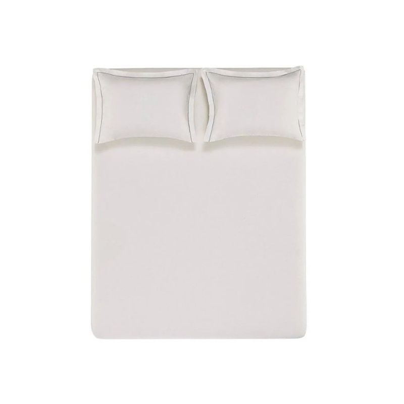 jogo de cama casal 3 peças karsten dutra branco 138x188x35cm (mp)