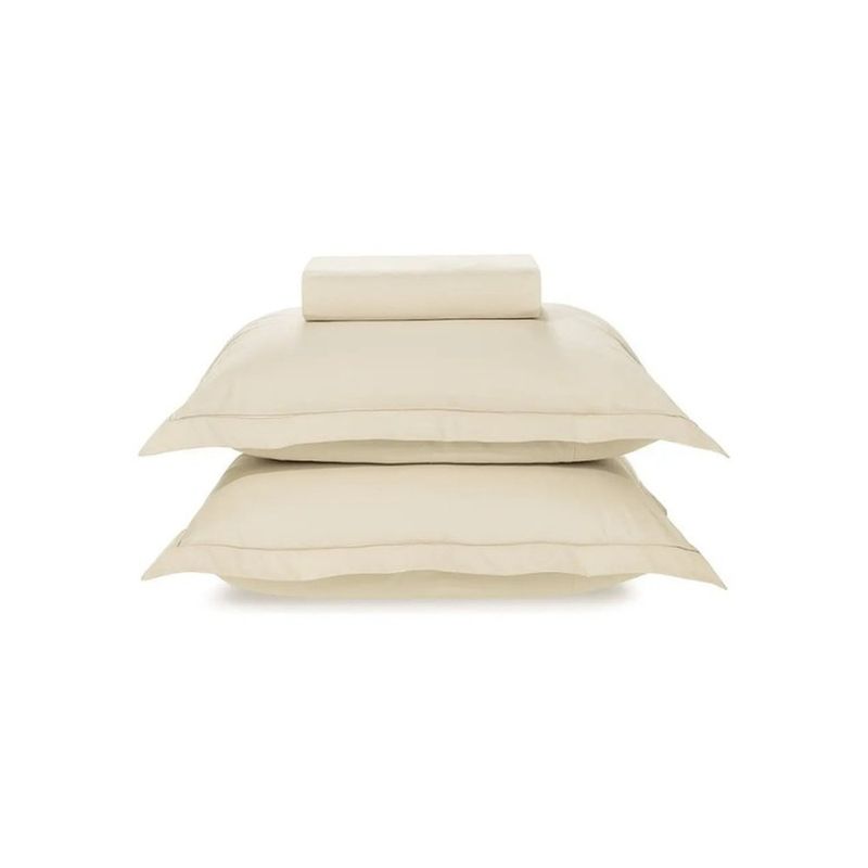 jogo de cama king 3 peças karsten dutra bege 193x203x40cm (mp)