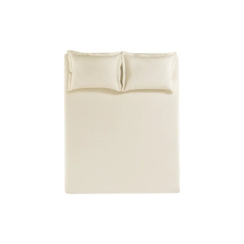 jogo de cama king 3 peças karsten dutra bege 193x203x40cm (mp)