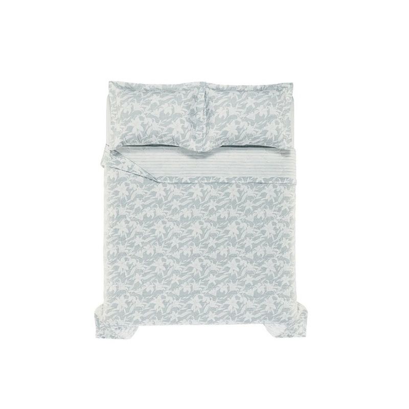 jogo de cama queen 3 peças karsten ananda verde 240x260cm (mp)