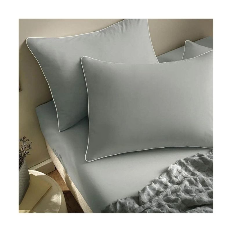 jogo de cama solteiro 2 peças karsten itan cinza 100x200cm (mp)