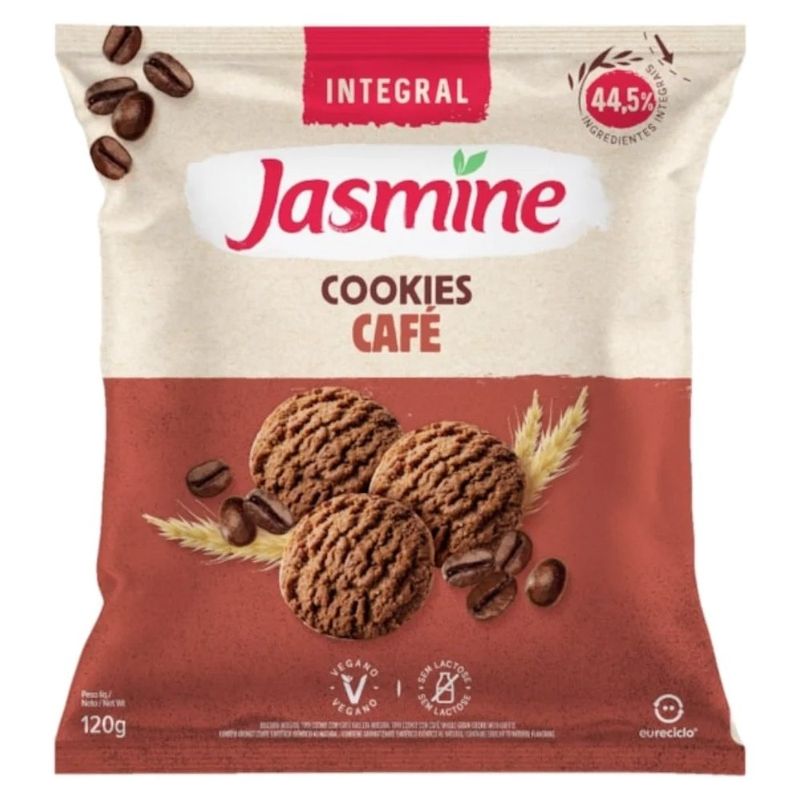 cookies integral jasmine café 120g
