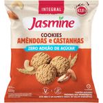 cookies integral jasmine amêndoas e castanhas zero açúcar 120g