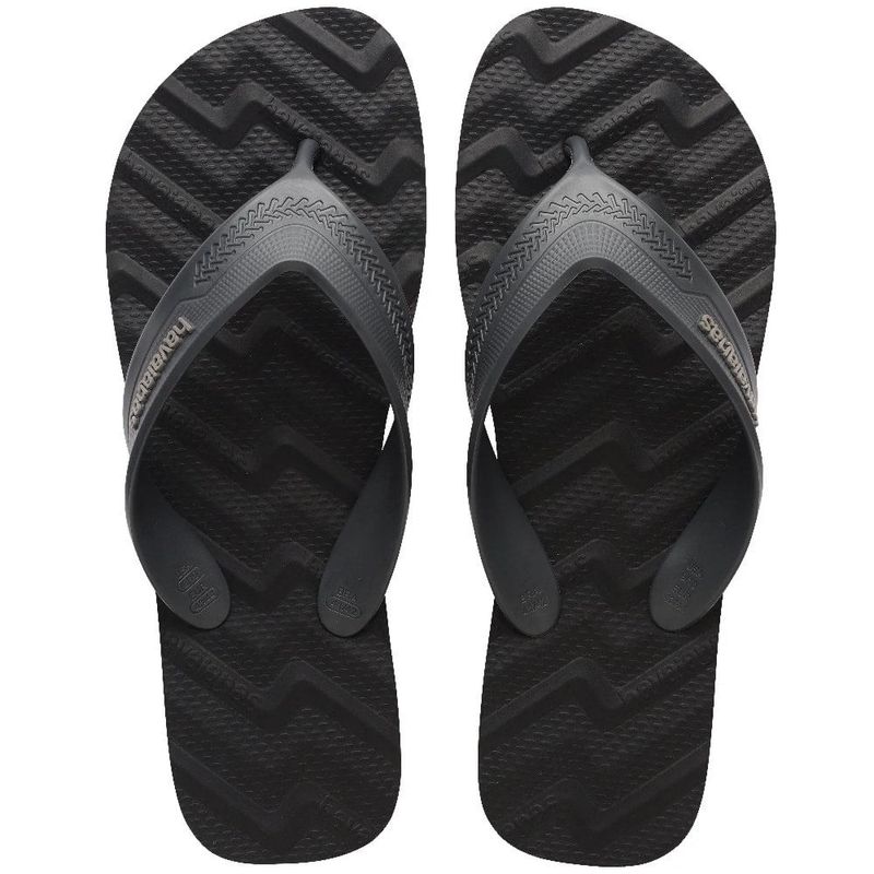 sandália havaianas track waves preto cinza chumbo 43-44