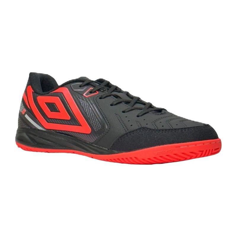Chuteira Futsal N°42 Umbro Pro 5 Bump Club Preto