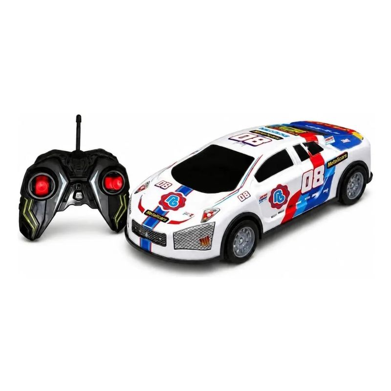 carro de controle remoto polibrinq metalicars car214 sortido (mp)