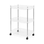 organizador triplo paramount com rodízio 38x28x76cm 3601 (mp)