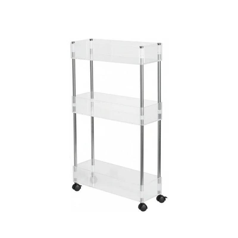 organizador triplo paramount com rodízio 43x14x82cm 3727 (mp)