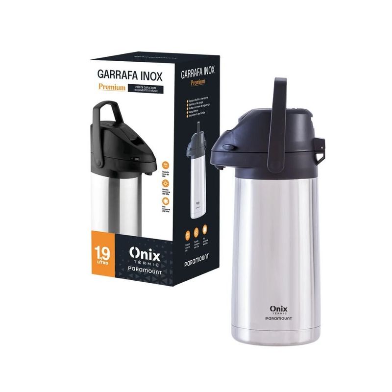 garrafa térmica paramount premium inox 1,9l 1267 (mp)
