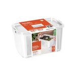 pote hermético paramount slim multiuso 4,2l branco 1787 (mp)