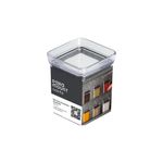 mini pote hermético paramount lumini quadrado 180ml 1978 (mp)