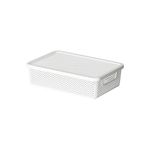 cesto organizador paramount linea com tampa 27x19x7cm 1987 (mp)