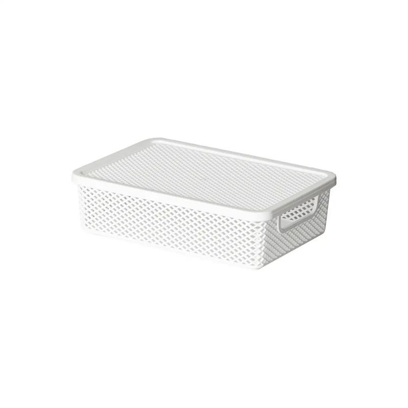 cesto organizador paramount linea com tampa 27x19x7cm 1987 (mp)